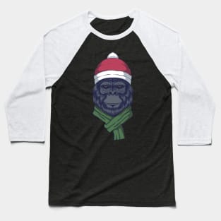 Christmas Gorilla Baseball T-Shirt